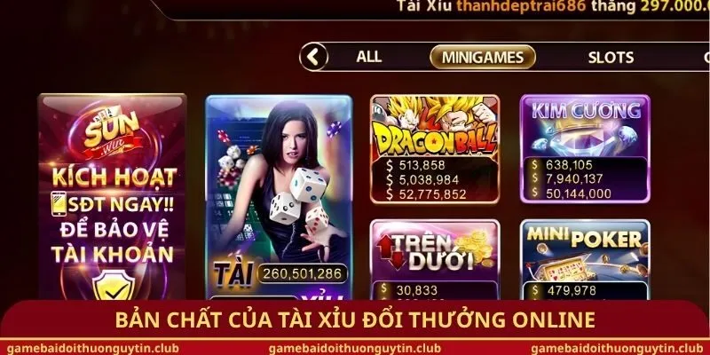 Bản chất của tài xỉu đổi thưởng online