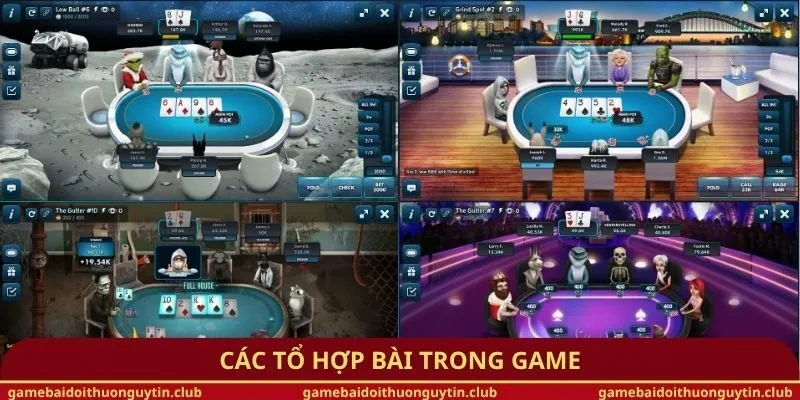 Các tổ hợp bài trong game