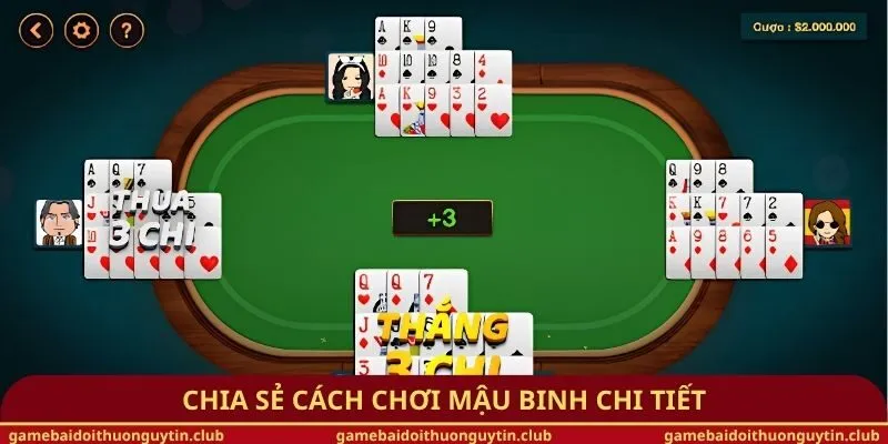 Chia sẻ cách chơi Mậu binh chi tiết