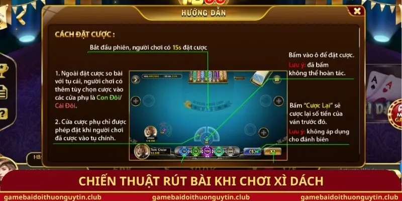 Chiến thuật rút bài khi chơi xì dách