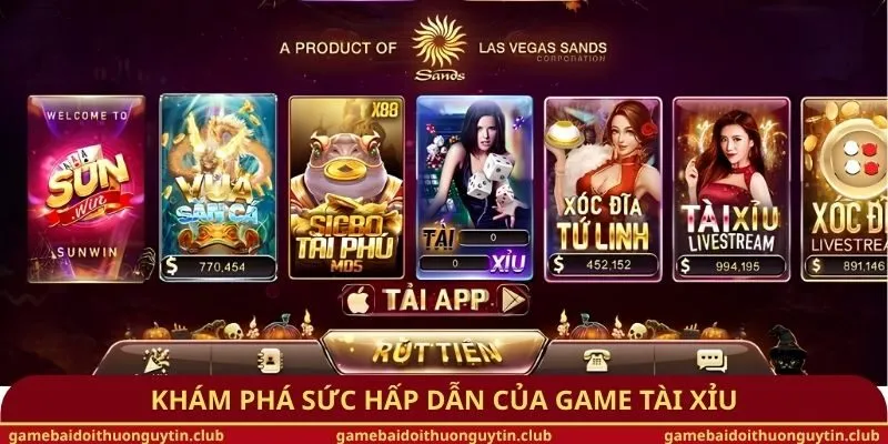 Khám phá sức hấp dẫn của game tài xỉu