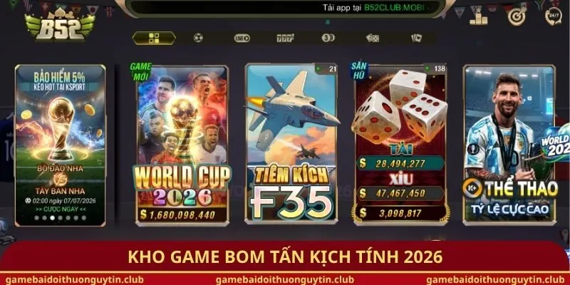 Kho game bom tấn kịch tính 2026