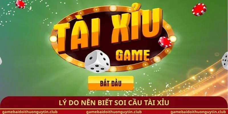 Lý do nên biết soi cầu Tài Xỉu